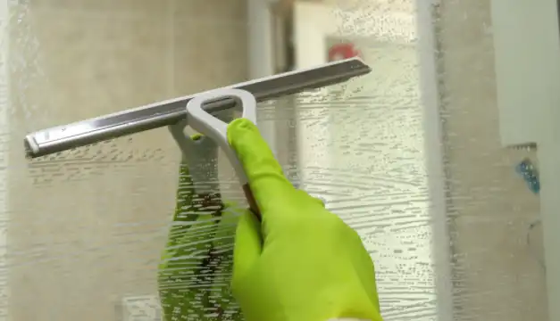 Shower Squeegee with Bamboo Grip