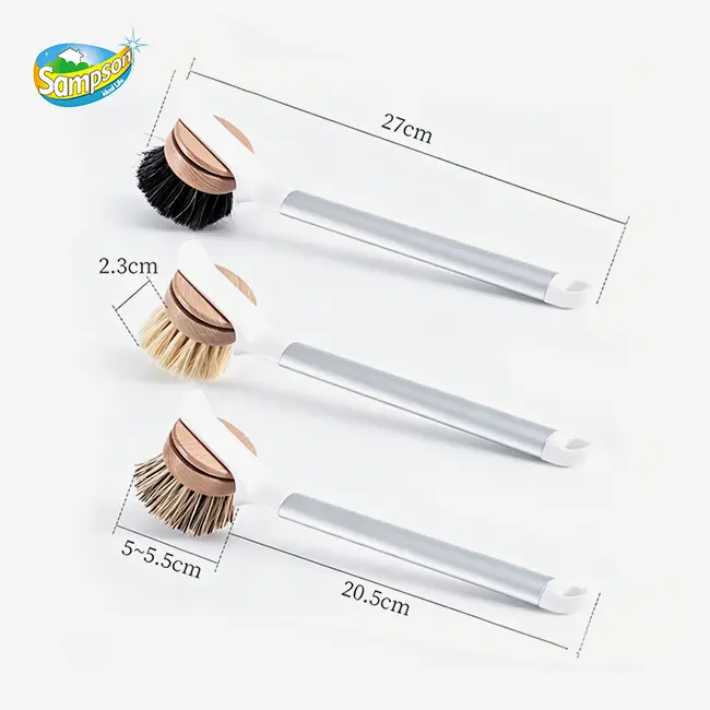 Bộ cọ rửa nhà bếp không dùng nhựa, không rác thải Bộ cọ rửa nhà bếp không dùng nhựa, không rác thải